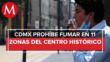 ¡Apágalo! CdMx prohíbe fumar en 11 zonas del Centro Histórico; conoce cuáles son