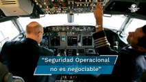 IFALPA pide al Gobierno de México garantizar seguridad de las operaciones aéreas