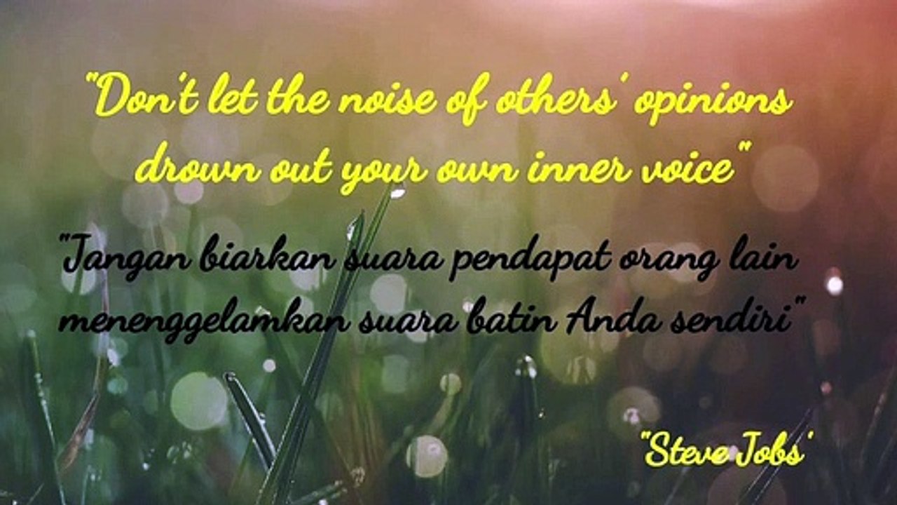 Kata - kata bijak STEVE JOBS