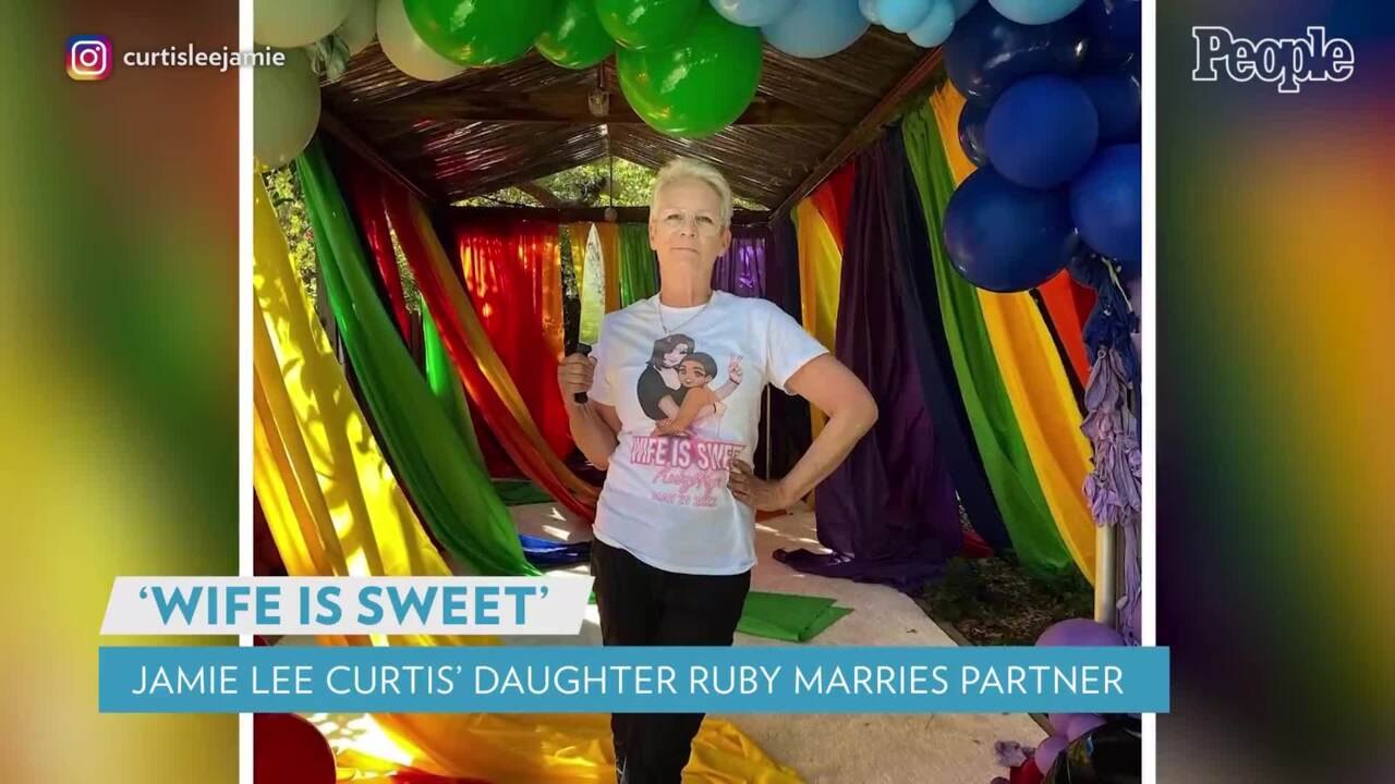 Jamie Lee Curtis Celebrates Daughter Ruby's 'Beautiful' Cosplay Wedding: 'Wife Is Sweet'