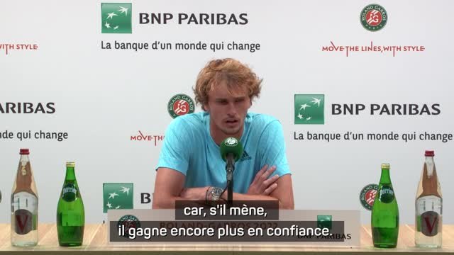 Roland-Garros - Zverev : Je devais jouer mon meilleur tennis pour battre Alcaraz