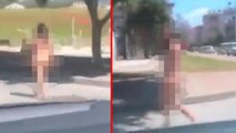 Antalya Manavgat'ta ne oldu? (VİDEO) Manavgat'ta çıplak yürüyen kadın hakkında açıklama yapıldı mı?