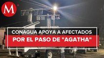 Conagua instala plantas de generación de energía eléctrica en Oaxaca, tras ciclón