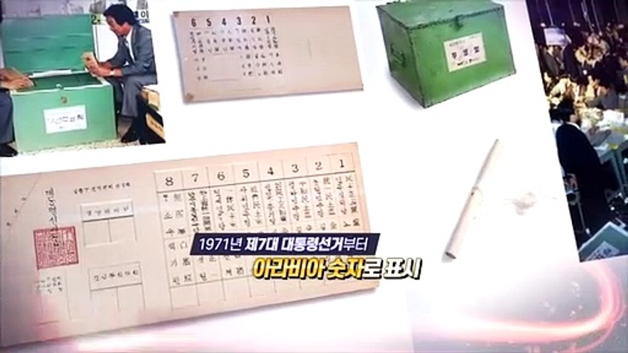 [영상구성] 투표용지 변천사 올해는 몇장?