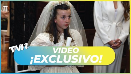Natalia, única bisnieta de 'Cantinflas', hizo su primera comunión