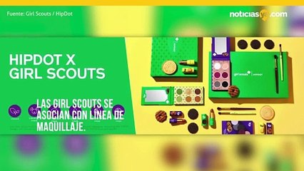 Las Girl Scouts se han asociado con la marca de belleza HipDot para lanzar su primera colección de maquillaje