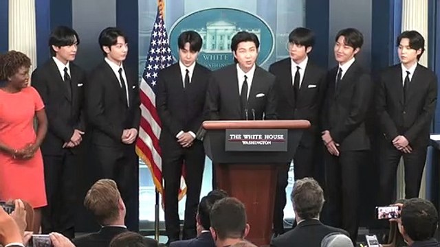 Grupo surcoreano BTS denuncia en la Casa Blanca el racismo contra asiáticos