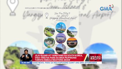 Jeju Island at Yangyang sa South Korea, visa-free na para sa Pinoy tourists | UB