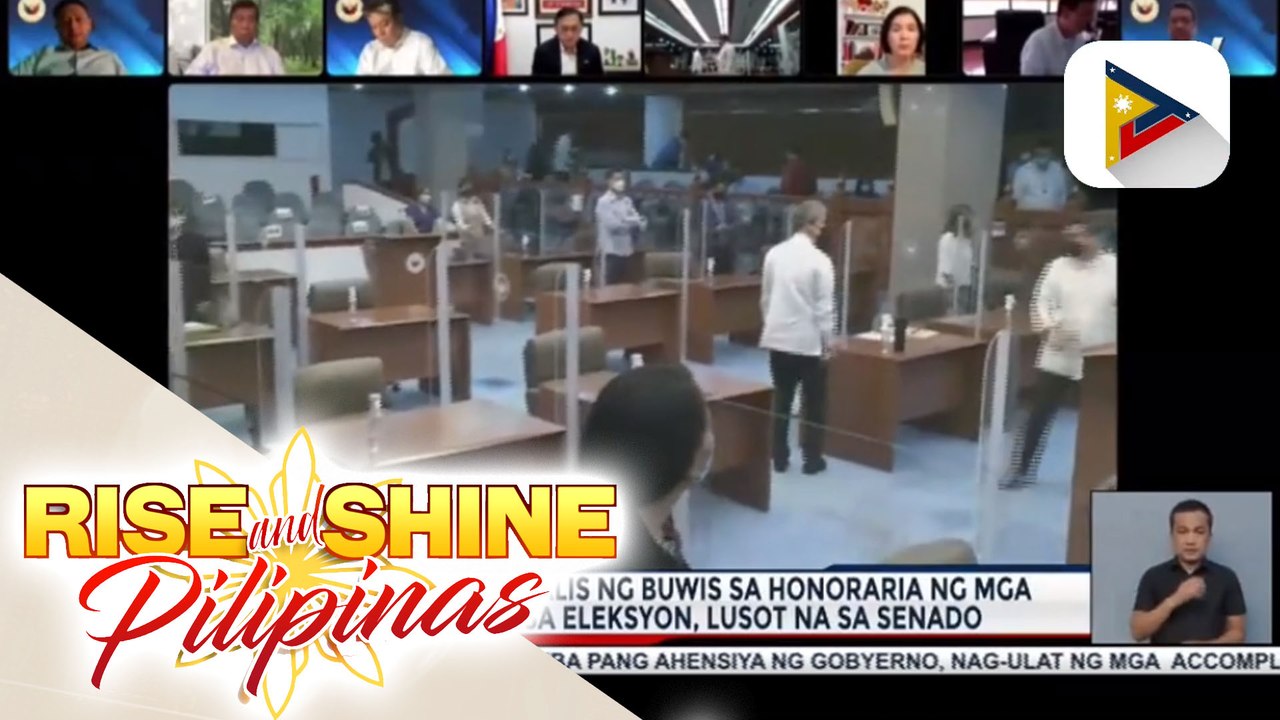 Panukalang nag-aalis ng buwis sa honoraria ng mga naglilingkod sa eleksiyon, lusot na sa Senado