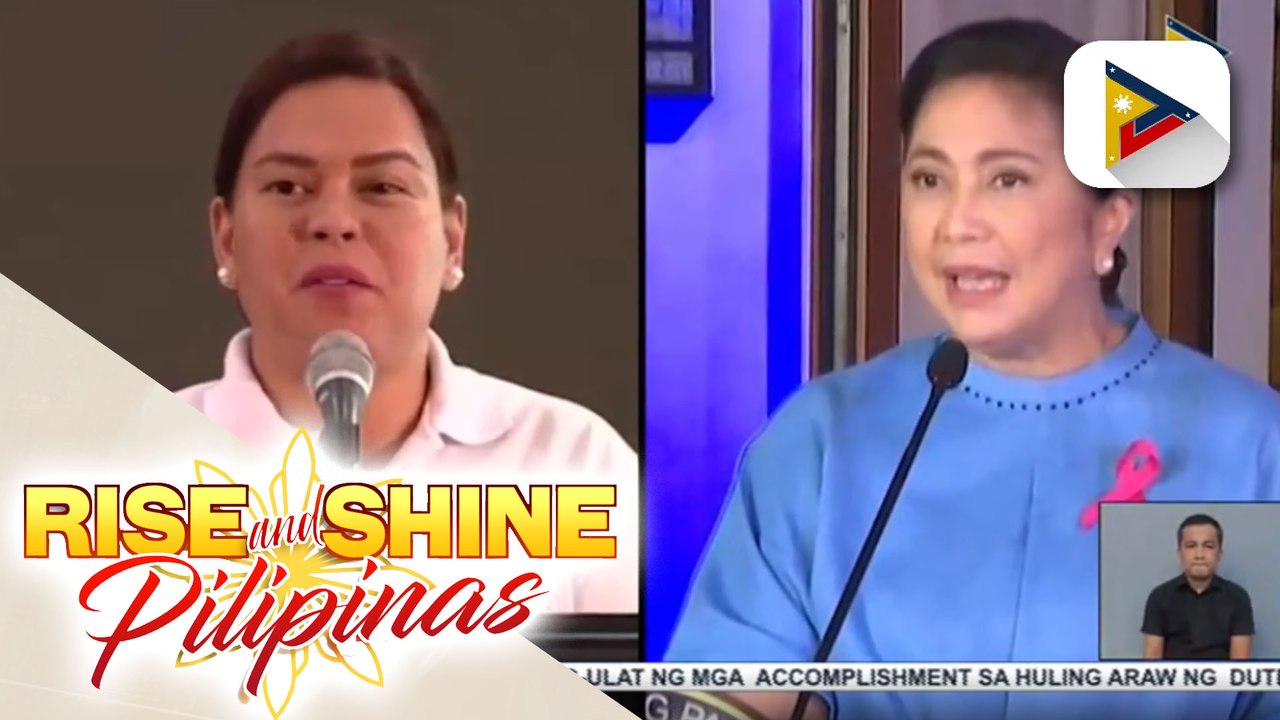 Outgoing Vice Pres. Leni Robredo, nagpaabot ng pagbati kay VP-elect Sara Duterte