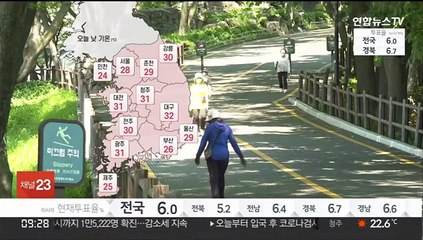 [날씨] 지방선거일 낮 더위 계속…고온 건조, 산불 조심