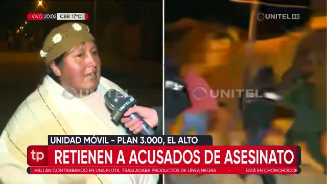 Reconstrucción de un doble asesinato termina en gasificación; vecinos retuvieron a los acusados