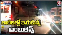 Public Facing Problems With Heavy Traffic With Lorrys, Illeal Sand Mining _ V6 Teenmaar