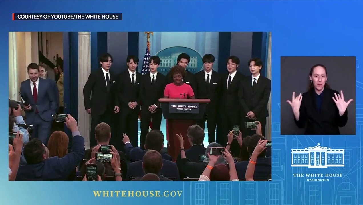 BTS talks about anti-Asian hate at White House press briefing