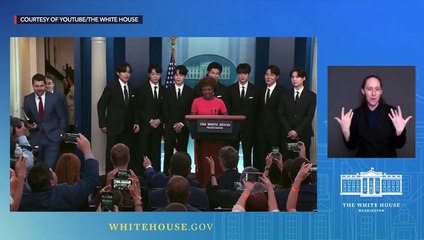 BTS talks about anti-Asian hate at White House press briefing