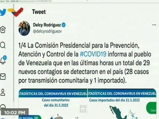 COVID-19 | Venezuela registró 28 casos comunitarios, 1 importado y 516.936 pacientes recuperados