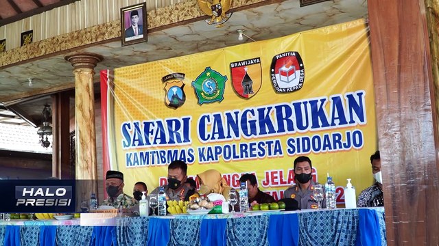 Cangkrukan Kamtibmas di Tarik, Kapolresta Sidoarjo Jamin Pilkades Aman
