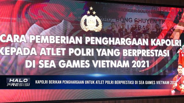 Kapolri Apresiasi dan Beri Penghargaan Atlet Polri Peraih Medali Sea Games