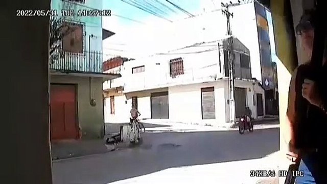 Jovem escapa por pouco de dois atropelamentos seguidos em Itapajé