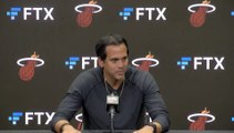 Erik Spoelstra says he wants to keep the core of the Miami Heat together for next season