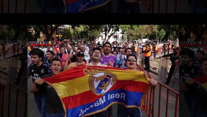 VIDEO EUFORIA PARADE BUS REAL MADRID RAYAKAN GELAR JUARA LIGA CHAMPIONS BERSAMA RIBUAN SUPORTER