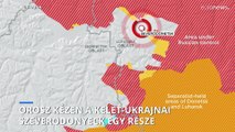 Orosz kézen Szeverodonyeck nagy része