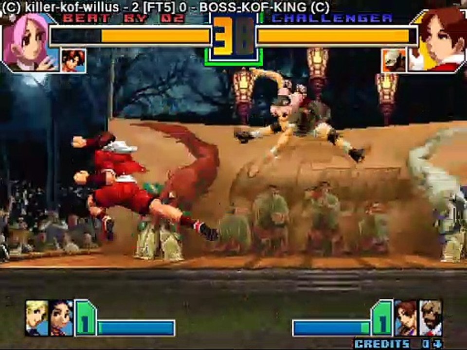 The King of Fighters 2001 : (EC) killer-kof-willus vs (US) BOSS-KOF-KING