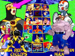 Marvel Super Heroes vs Street Fighter : (MX) mouse12 vs (GT) The King Of Kings