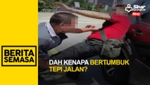 Dua lelaki disiasat akibat bertumbuk di tepi jalan