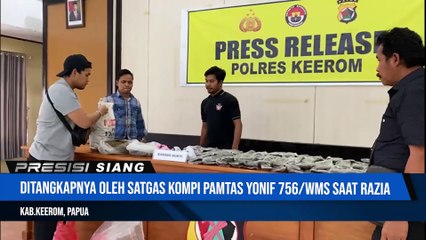 Polres Keerom Papua Amankan Ganja 7,2 KG dan 2 Tersangka