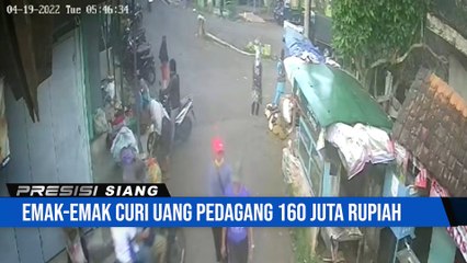 Viral Aksi Emak-Emak Curi Uang 160 Juta di Dalam Tas di Pasar Gunungpati Semarang