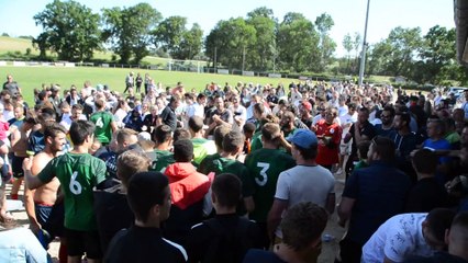 La fête de la montée. Après le match. Le 29 mai 2022