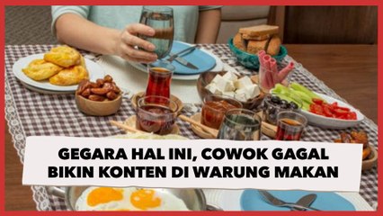Gegara Hal Ini, Viral Cowok Gagal Bikin Konten di Warung Makan: Estetik Tidak, Panik Iya