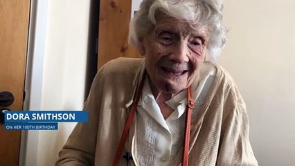 Dora Smithson celebrates her 100th birthday