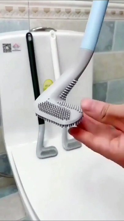 Angola Sikat WC Silikon D61 Brush Toilet Silicone Sikat Pembersih Kamar Mandi
