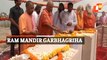 Watch | CM Yogi Adityanath Lays Foundation Stone For Ayodhya Ram Mandir Garbhagriha