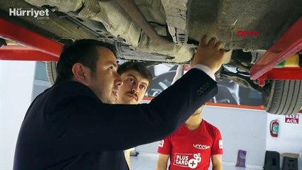 Kahramanmaraş'ta, satmak istediği otomobilin 2 aracın birleşimiyle yapıldığı ortaya çıktı