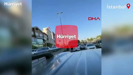 Bahçelievler'de motosikletlilerden servis şoförüne dayak