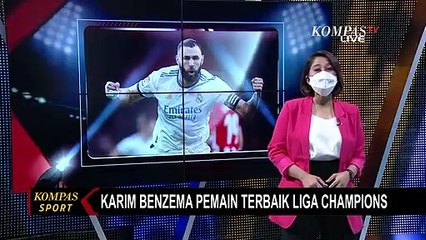 Sukses Mengangkat Trofi Liga Champions ke-14, Karim Benzema Terpilih Menjadi Pemain Terbaik