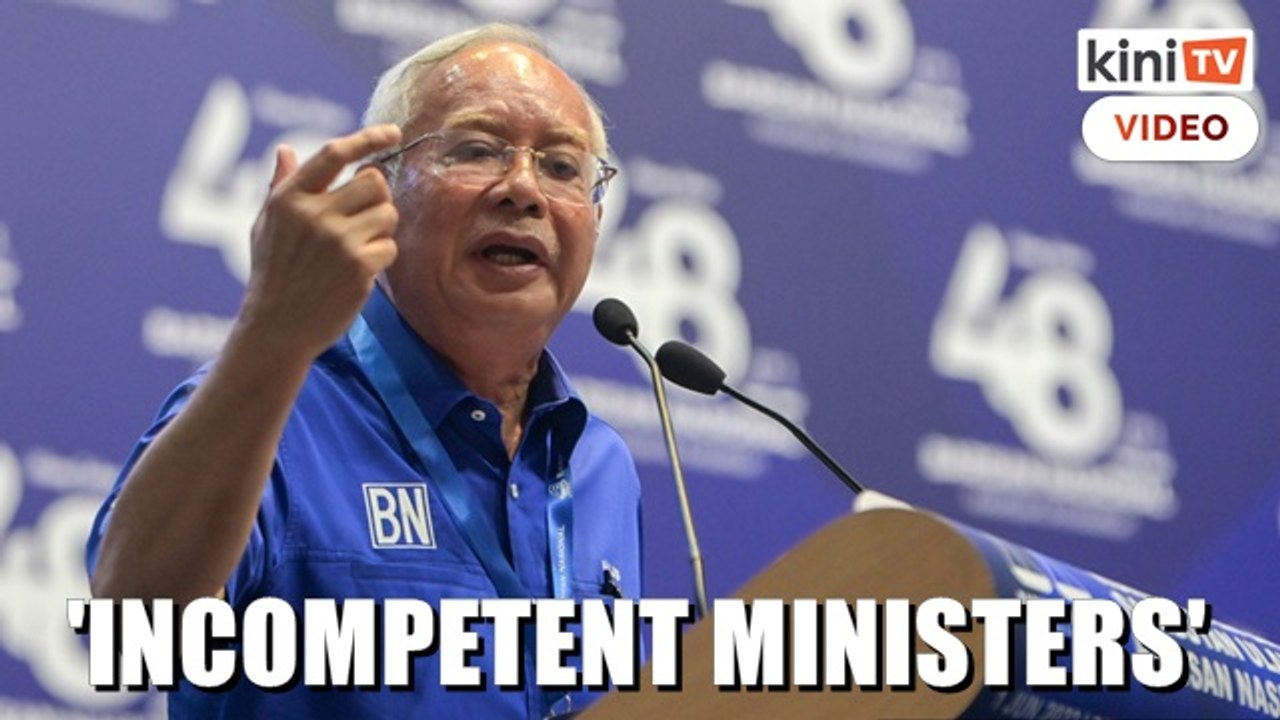 Najib wants voters to punish Harapan for 'cap ayam' ministers