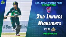 2nd Innings Highlights | Pakistan Women vs Sri Lanka Women | 1st ODI 2022 | PCB | MA2T