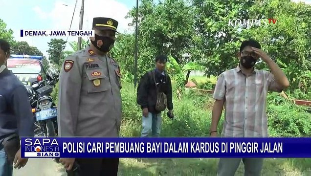 Tega! Bayi Dengan Tali Pusar Masih Menempel Dibuang di Pinggir Jalan