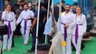 Kareena Kapoor Saif Ali Khan Karate Outfit Twining Cute Video Viral |Boldsky #Entertainment
