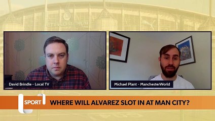 Where does Julian Alvarez fit in at Manchester City?