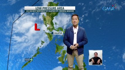 Patuloy na humihina at mababa na ang tsansa na maging bagyo ang low pressure area na nasa loob ng PAR | 24 Oras