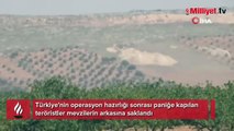 PKK'lıların operasyon paniği! Cerablus-Münbiç bölgesinden yeni görüntüler geldi