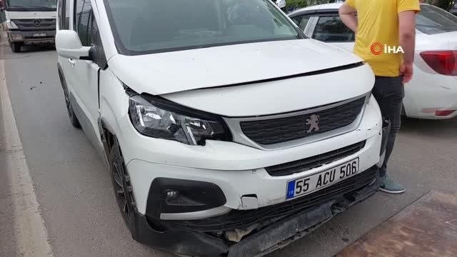 3 aracın karıştığı zincirleme trafik kazasında 5 kişi yaralandı