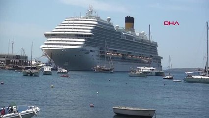 COSTA VENEZİA BODRUM'A 1339 TURİST GETİRDİ