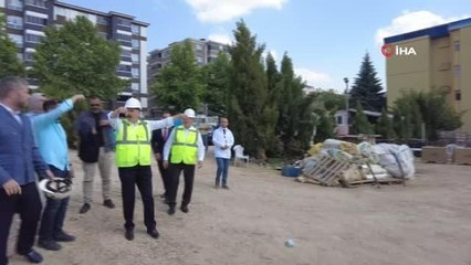 Vali Kızılkaya Bozüyük'teki sağlık merkezinin inşaatında incelemede bulundu