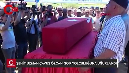 Şehit Jandarma Uzman Çavuş Özcan, son yolculuğuna uğurlandı